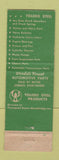 Matchbook Cover - Toledo Steel United Auto Parts Belleville IL