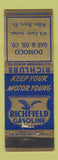Matchbook Cover - Richfield oil gas Domoco Wilkes Barre PA