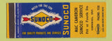 Matchbook Cover - Sunoco oil gas Mac Cameron Cornwall ON