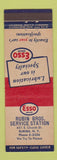 Matchbook Cover - Esso oil gas Rubin Bros Elmira NY