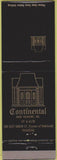 Matchbook Cover - Continental Hair Fashions Pasadena CA
