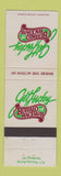 Matchbook Cover - Buffalo Raceway Horse Racing Hamburg NY