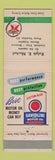 Matchbook Cover - Texaco oil gas Ralph Meckel Vermilion