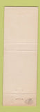 Matchbook Cover - Texaco oil gas Jim Neff Burlington WA