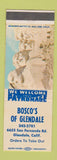 Matchbook Cover - Bosco's of Glendale CA