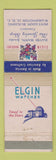 Matchbook Cover - Elgin Watches David Mann Jewelry Washington DC