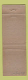 Matchbook Cover - Muth Art Supply Drafting Washington DC