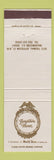 Matchbook Cover - Georgetown Manor Washington DC