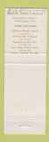 Matchbook Cover - Georgetown Manor Washington DC