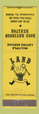 Matchbook Cover - Ross Davidson Real Estate Carmichael CA