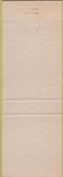 Matchbook Cover - RW Palmer Building Contractor Springerville AZ