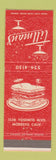 Matchbook Cover - Tillman's Modesto CA restaurant