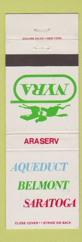 Matchbook Cover - NYRA New York NY Horse Racing Belmont Aqueduct Saratoga