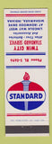 Matchbook Cover - Standard oil gas Mishawaka IN