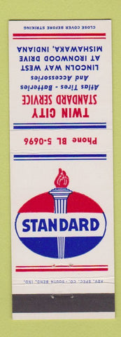 Matchbook Cover - Standard oil gas Mishawaka IN