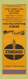 Matchbook Cover - Gene's Standard oil gas West Liberty IA
