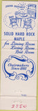 Matchbook Cover - Tell City Chair Co IN