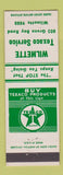 Matchbook Cover - Texaco oil gas Wilmette IL