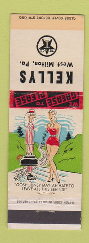 Matchbook Cover - Kelleys Texaco oil gas West Milton PA