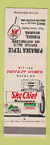 Matchbook Cover - Pahaska Tepee Texaco oil gas WY