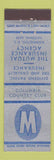 Matchbook Cover - Mutual Insurance Washington DC