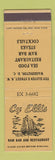 Matchbook Cover - Cy Ellis Raw Bar Restaurant Washington DC