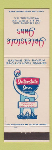 Matchbook Cover - Interstate Inns Washington DC