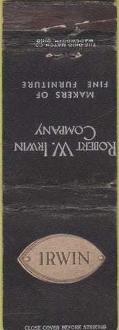 Matchbook Cover - Robert W Irwin Co Furniture