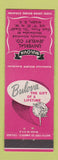 Matchbook Cover - Bulova Watches Universal Jewelry Washington DC