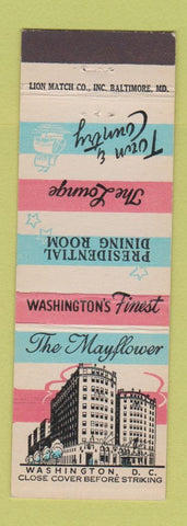 Matchbook Cover - Mayflower Hotel Washington DC