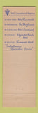 Matchbook Cover - Mayflower Hotel Washington DC