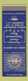 Matchbook Cover - International Union Insurance Washington DC