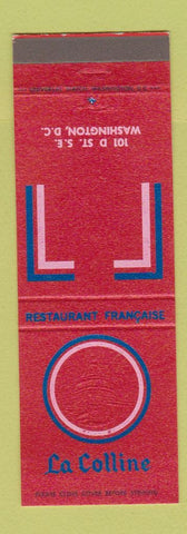 Matchbook Cover - La Collins French Restaurant Washington DC