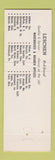 Matchbook Cover - Leschen Wire Rope St Joseph MO