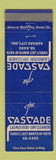 Matchbook Cover - Cascade Laundry Dry Cleaners Kansas City MO