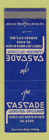 Matchbook Cover - Cascade Laundry Dry Cleaners Kansas City MO