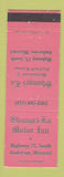 Matchbook Cover - Shangri LA Motor Inn Anderson MO
