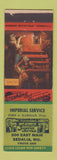 Matchbook Cover - Imperial Service oil gas Sedalia MO