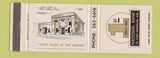 Matchbook Cover - 1st National Bank Fort Atkinson WI
