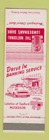 Matchbook Cover - National Lumberman's Bank Muskegon MI
