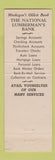 Matchbook Cover - National Lumberman's Bank Muskegon MI