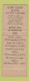 Matchbook Cover - Ann Arbor Bank MI