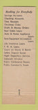 Matchbook Cover - First Security Bank Ionia Belding Saranac MI