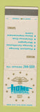 Matchbook Cover - Home Federal Savings MI WORN