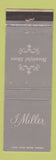 Matchbook Cover - J Miller Shoes WEAR