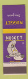 Matchbook Cover - Nugget Shoe Polish Belgium WEAR