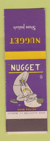 Matchbook Cover - Nugget Shoe Polish Belgium WEAR