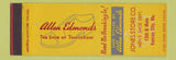Matchbook Cover - Allen Edmonds Shoes Jones Kansas City MO