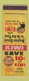 Matchbook Cover - Kiwi Shoe Polish