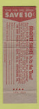 Matchbook Cover - Kiwi Shoe Polish